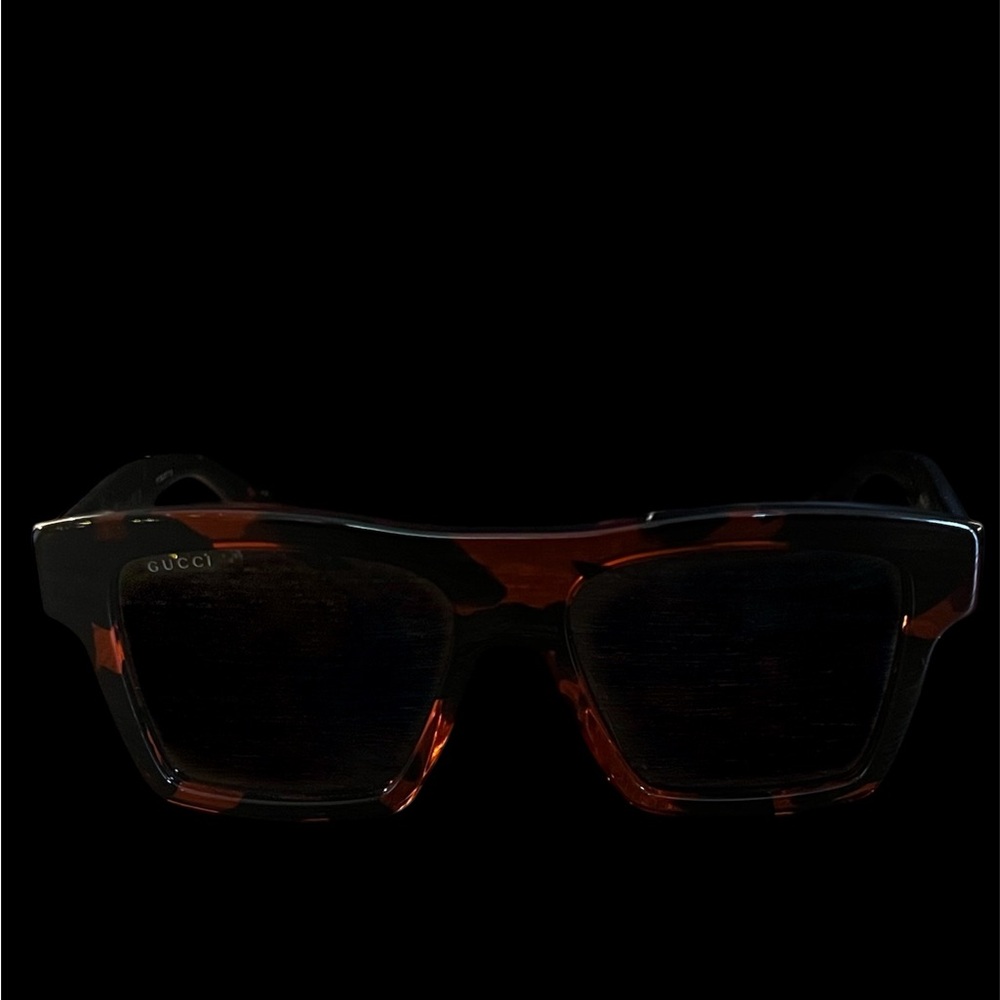 GUCCI Tortoise Frame Square Sunglasses - image 1